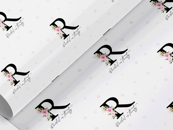 Personalised Birthday Gift Wrap/Wrapping Paper
