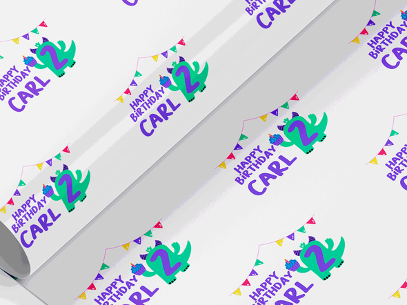 Personalised Birthday Gift Wrap/Wrapping Paper