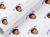 Personalised Birthday Face photo Gift Wrap/Wrapping Paper