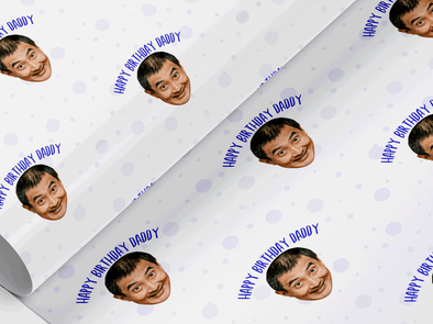 Personalised Birthday Face photo Gift Wrap/Wrapping Paper