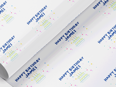 Personalised Birthday Gift Wrap/Wrapping Paper