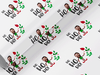 Personalised Christmas funny face photo elf Gift Wrap/Wrapping Paper