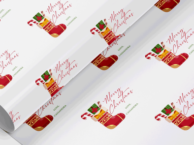 Personalised Christmas Gift Wrap/Wrapping Paper