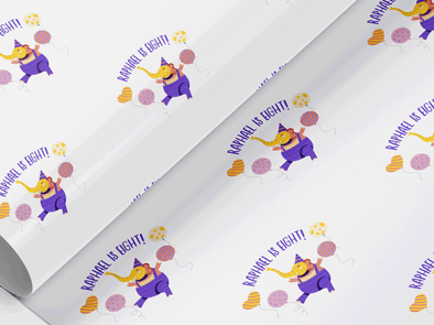 Personalised Kids Birthday Gift Wrap/Wrapping Paper