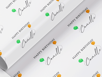 Personalised Birthday Gift Wrap/Wrapping Paper
