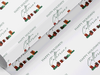 Personalised happy holidays Gift Wrap/Wrapping Paper