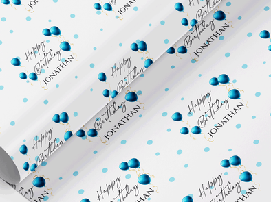 Personalised Birthday Gift Wrap/Wrapping Paper
