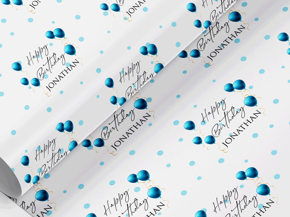 Personalised Birthday Gift Wrap/Wrapping Paper