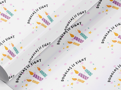 Personalised Birthday Gift Wrap/Wrapping Paper