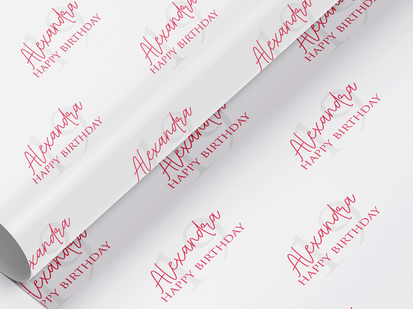 Personalised Birthday Gift Wrap/Wrapping Paper