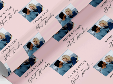Personalised Wedding Couple photo Gift Wrap/Wrapping Paper