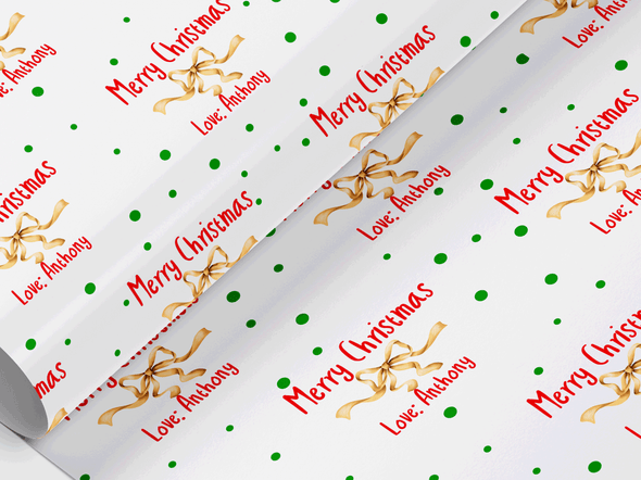 Personalised Christmas Gift Wrap/Wrapping Paper