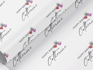 Personalised Birthday Gift Wrap/Wrapping Paper