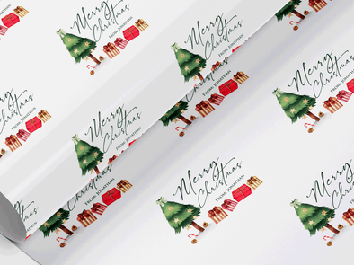 Personalised Christmas Gift Wrap/Wrapping Paper