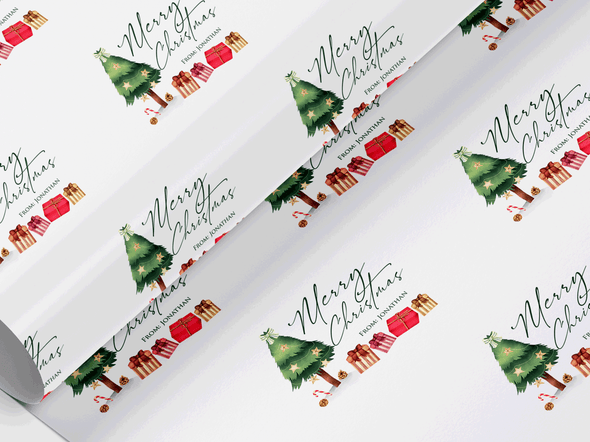Personalised Christmas Gift Wrap/Wrapping Paper