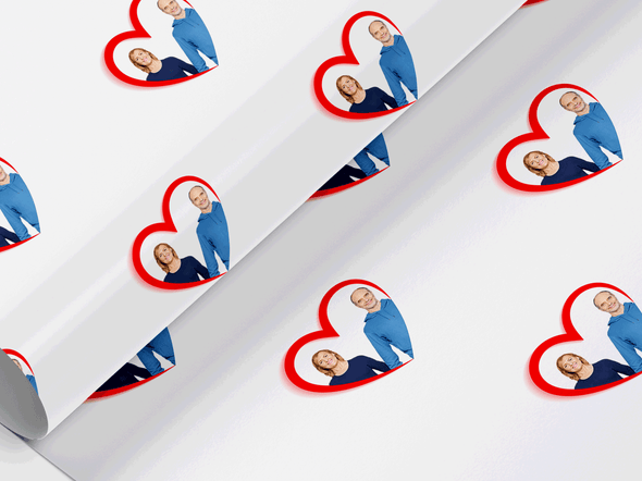 Personalised couple photo Gift Wrap/Wrapping Paper