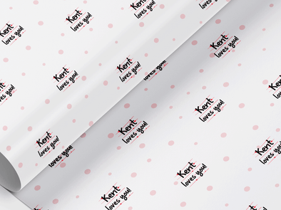 Personalised Valentines Gift Wrap/Wrapping Paper