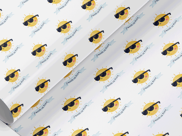 Personalised Birthday Gift Wrap/Wrapping Paper