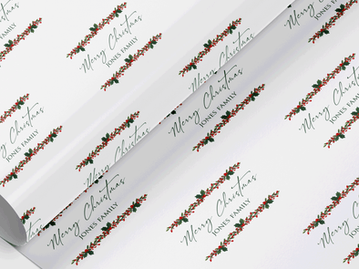Personalised Christmas Gift Wrap/Wrapping Paper