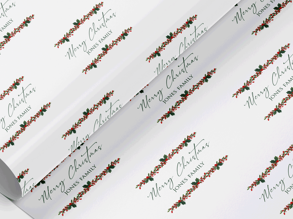 Personalised Christmas Gift Wrap/Wrapping Paper