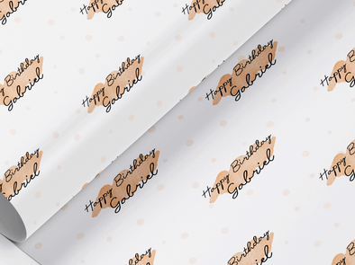 Personalised Birthday Gift Wrap/Wrapping Paper