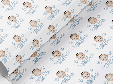 Personalised Baptism Gift Wrap/Wrapping Paper