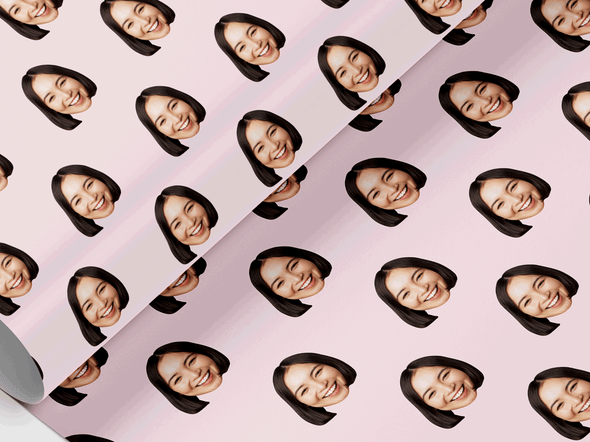 Personalised Birthday Face photo Gift Wrap/Wrapping Paper