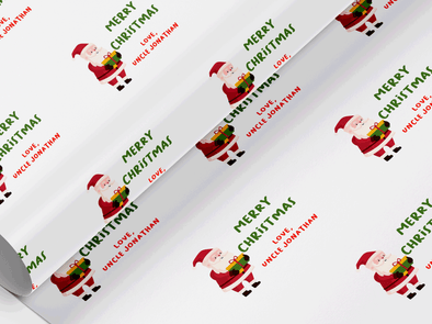 Personalised Christmas Gift Wrap/Wrapping Paper