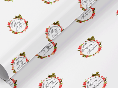 Personalised Christmas Gift Wrap/Wrapping Paper