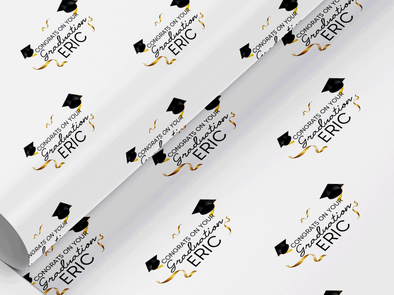 Personalised Graduation Gift Wrap/Wrapping Paper