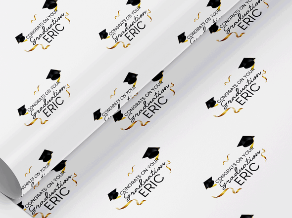 Personalised Graduation Gift Wrap/Wrapping Paper
