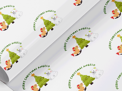 Personalised Christmas Gift Wrap/Wrapping Paper