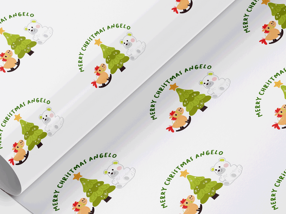 Personalised Christmas Gift Wrap/Wrapping Paper