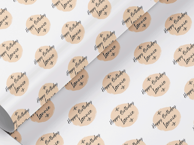 Personalised Birthday Gift Wrap/Wrapping Paper
