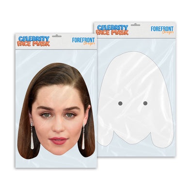 Personalised funny Celebrity face mask Emilia Clarke ready to wear,  fun party gifts unique for fans, novelty face masks