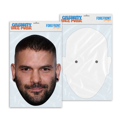 Personalised funny Celebrity face mask Guillermo Díaz ready to wear,  fun party gifts unique for fans, novelty face masks