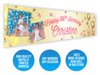 Personalised Birthday Dual Photo Banner