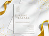 Personalised Minimalist Wedding Invitations with Envelopes