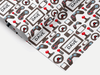 Personalised Kids Birthday game themed Gift Wrap/Wrapping Paper