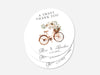 Personalised Round Wedding Sticker Labels, Party bag, logo stickers