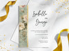 Personalised Floral Wedding Invitations with Envelopes