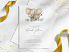 Personalised Baptism/Christening Invitations with Envelopes