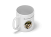 Personalised couple image song album mug