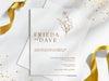Personalised Minimalist Wedding Invitations with Envelopes