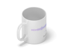 Personalised couple song soundwave mug