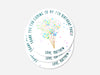 Personalised Round Birthday Sticker Labels, party label, surprise party, birthday label