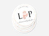 Personalised Round Wedding Sticker Labels, Party bag, logo stickers