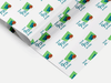 Personalised Birthday basketball themed Gift Wrap/Wrapping Paper