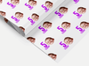 Personalised Birthday Face photo Gift Wrap/Wrapping Paper