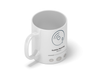 Personalised couple image song album mug